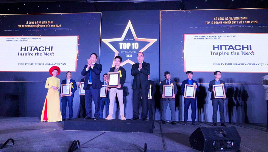 Hitachi Vantara Vietnam Was Honored As In “Top 10 Vietnam ICT Companies 2020” For The 6th Consecutive Year